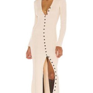 LPA Kavala Sweater Dress in Cream